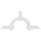 Ekena Millwork Ericson Architectural Grade PVC Gable Bracket, 84"W x 38 1/2"H x 6"D x 6"F, 11/12 Pitch GBP084X39X0606ERI00 - alternate 3